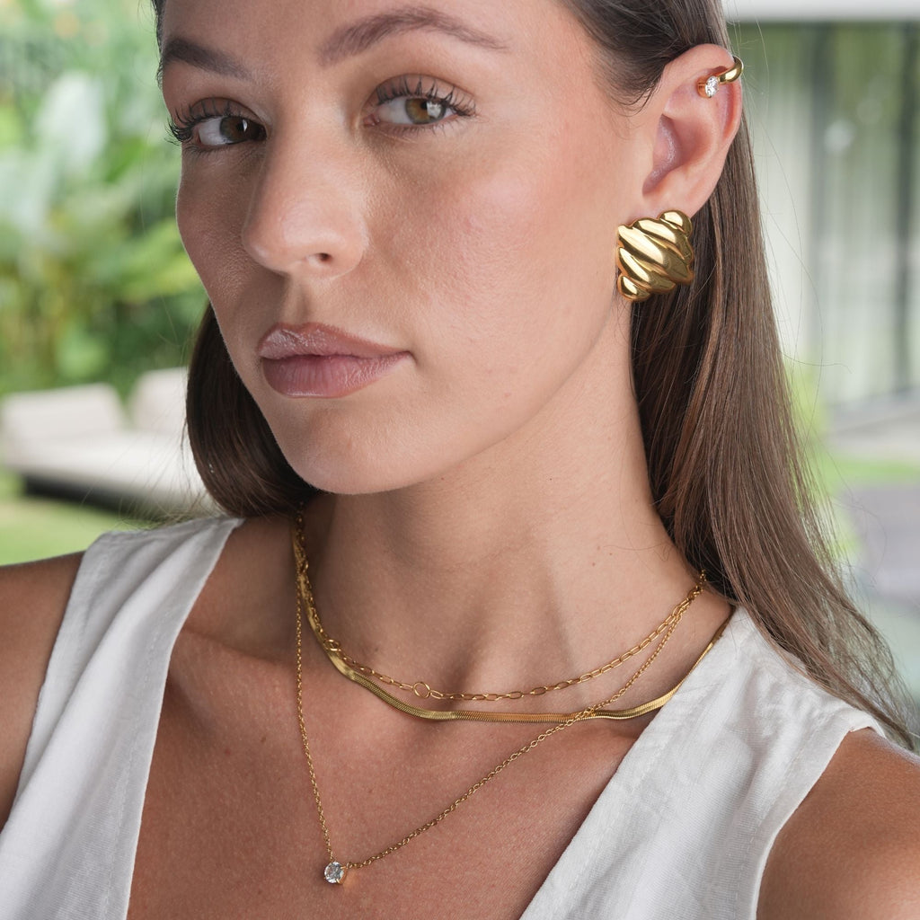 Azelora Ear Cuff | 18K Gold-Plated
