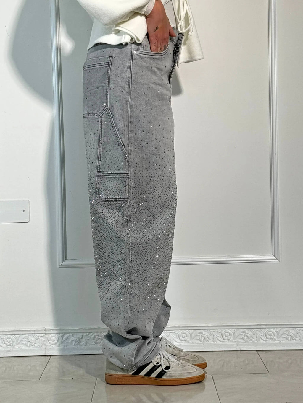 Women's Wide Balloon Cut Jeans Sabrina Elegant Autumn