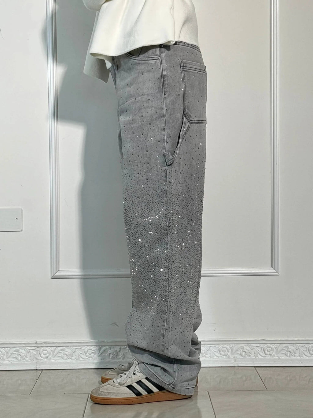 Women's Wide Balloon Cut Jeans Sabrina Elegant Autumn