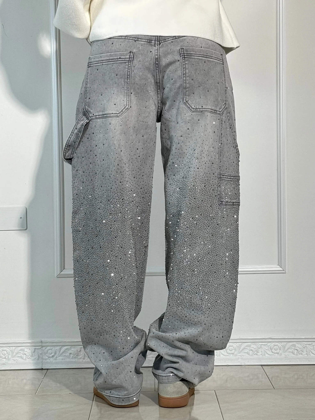 Women's Wide Balloon Cut Jeans Sabrina Elegant Autumn