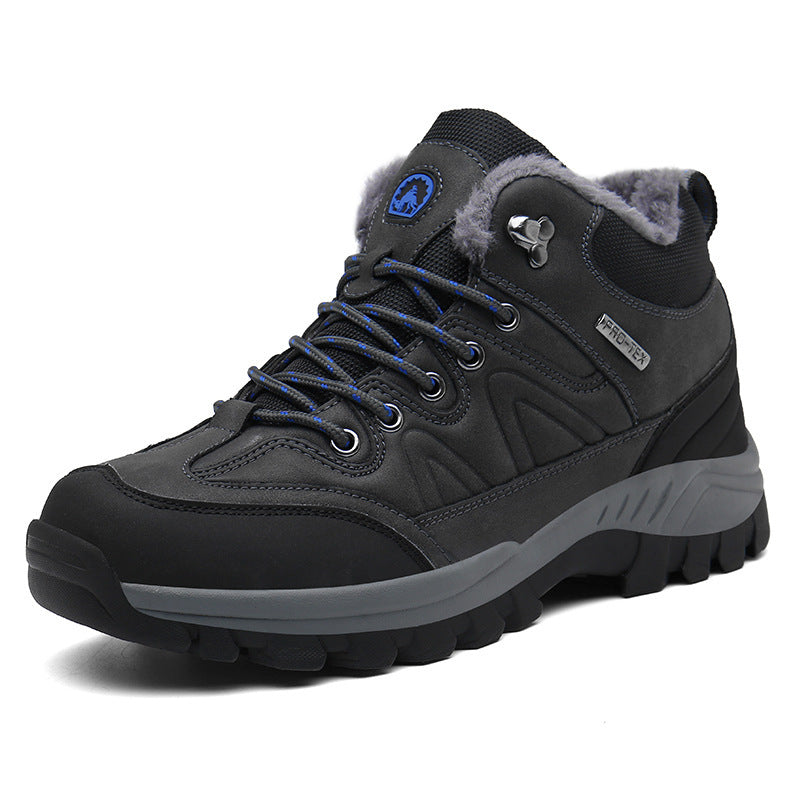 Men's Winter Trekking Shoes, Waterproof and Lined