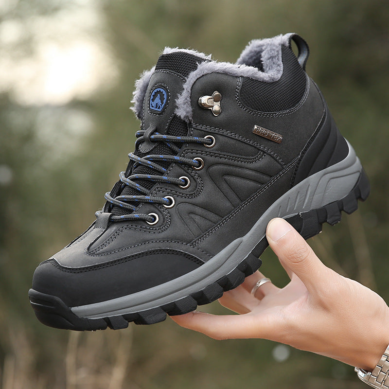Men's Winter Trekking Shoes, Waterproof and Lined