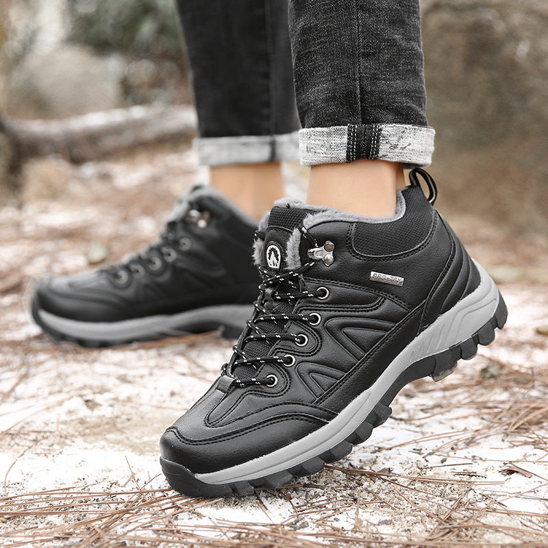 Men's Winter Trekking Shoes, Waterproof and Lined