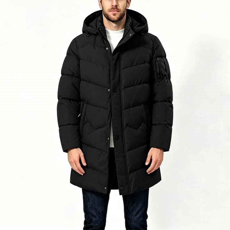 Men's Winter Puffer Jacket, Thermal Insulation