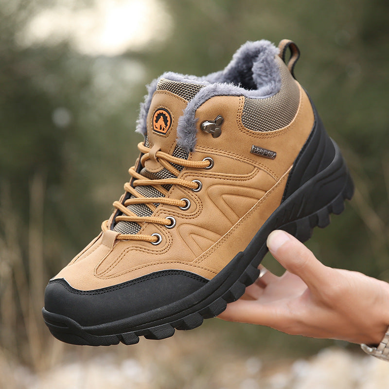 Men's Winter Trekking Shoes, Waterproof and Lined