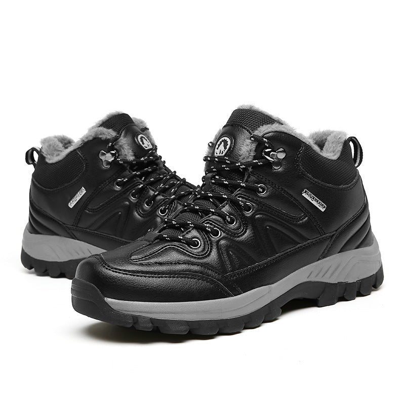 Men's Winter Trekking Shoes, Waterproof and Lined