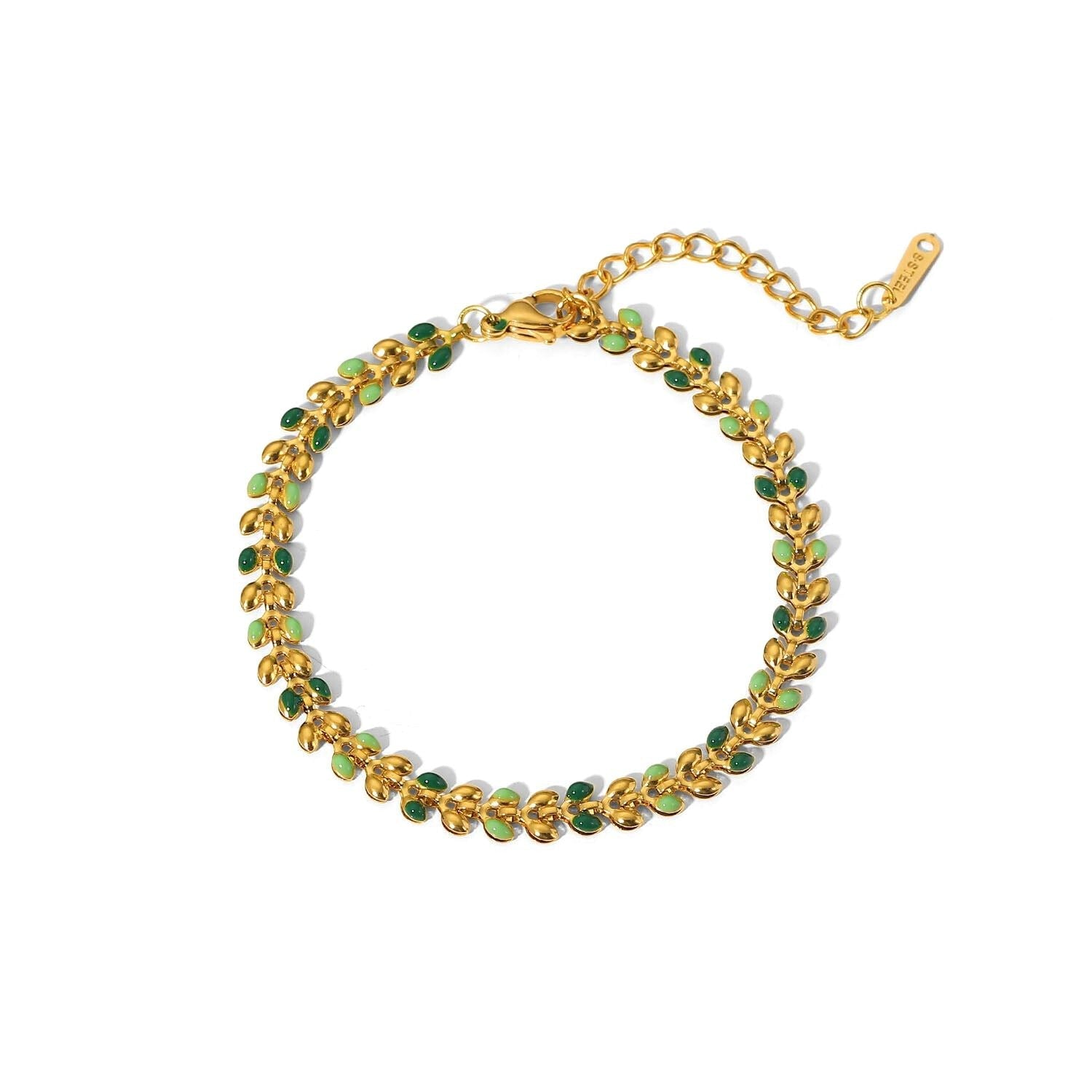 Elowen Leaf Bracelet | 18K Gold-Plated
