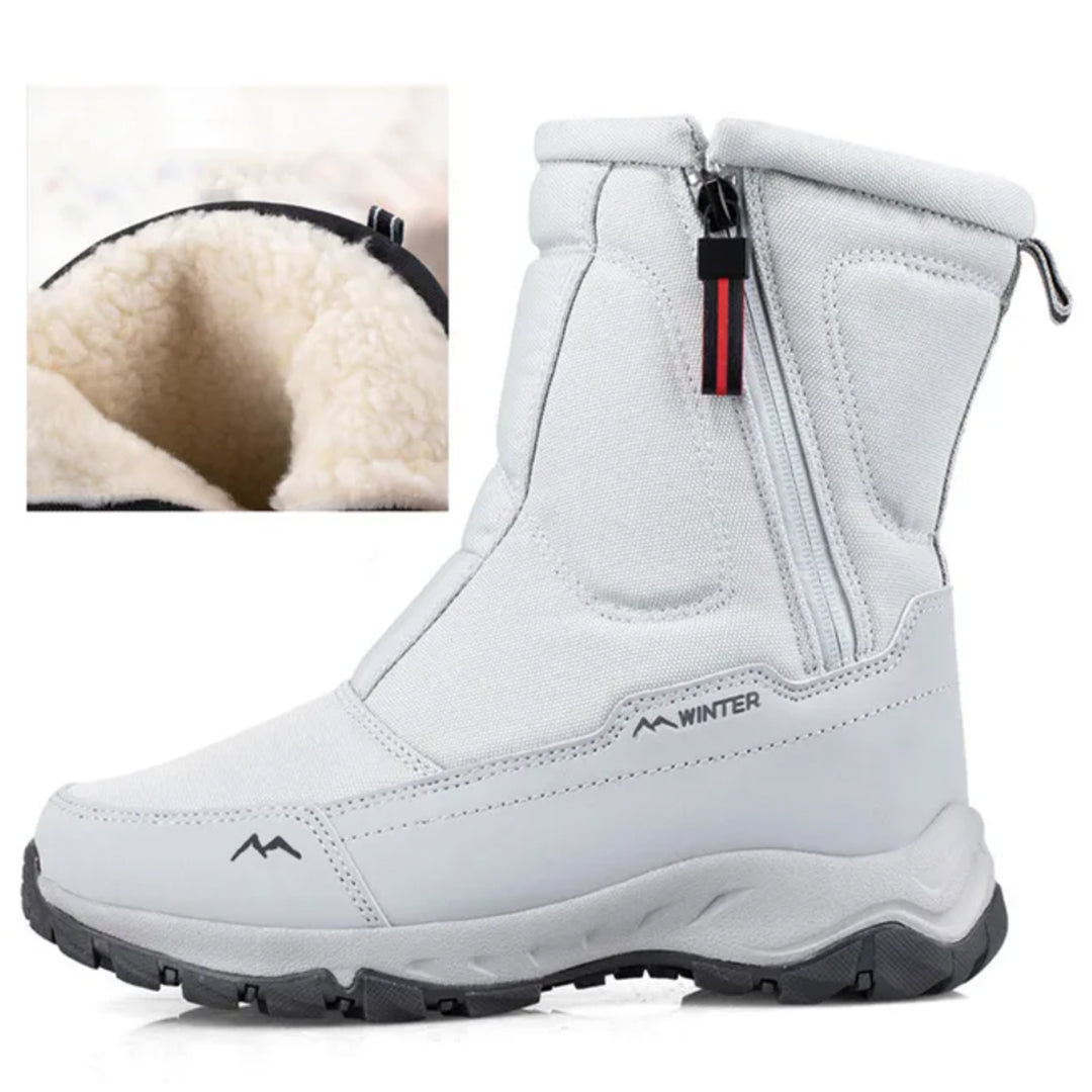 Men's Winter Snow Boots, Mid-Calf and Water Repellent
