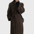 Women's Winter Wool-Blend Coat, Belted