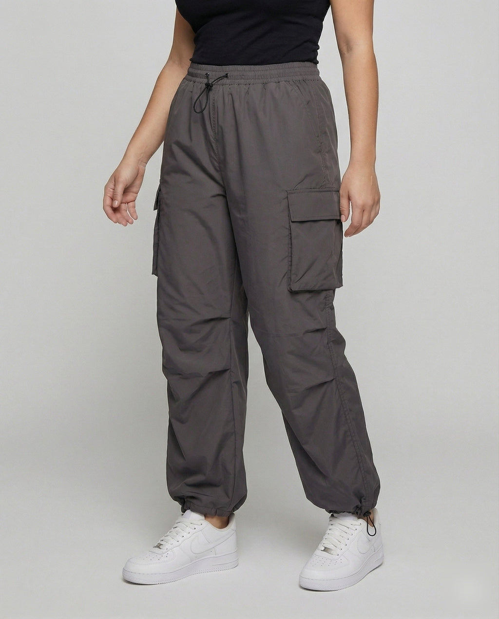 Women's Winter Cargo Pants, Oversized Utility Fit