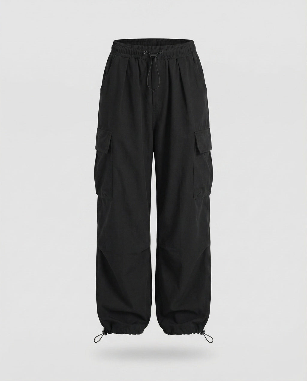 Women's Winter Cargo Pants, Balloon Fit and Drawstring