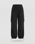 Women's Winter Cargo Pants, Balloon Fit and Drawstring