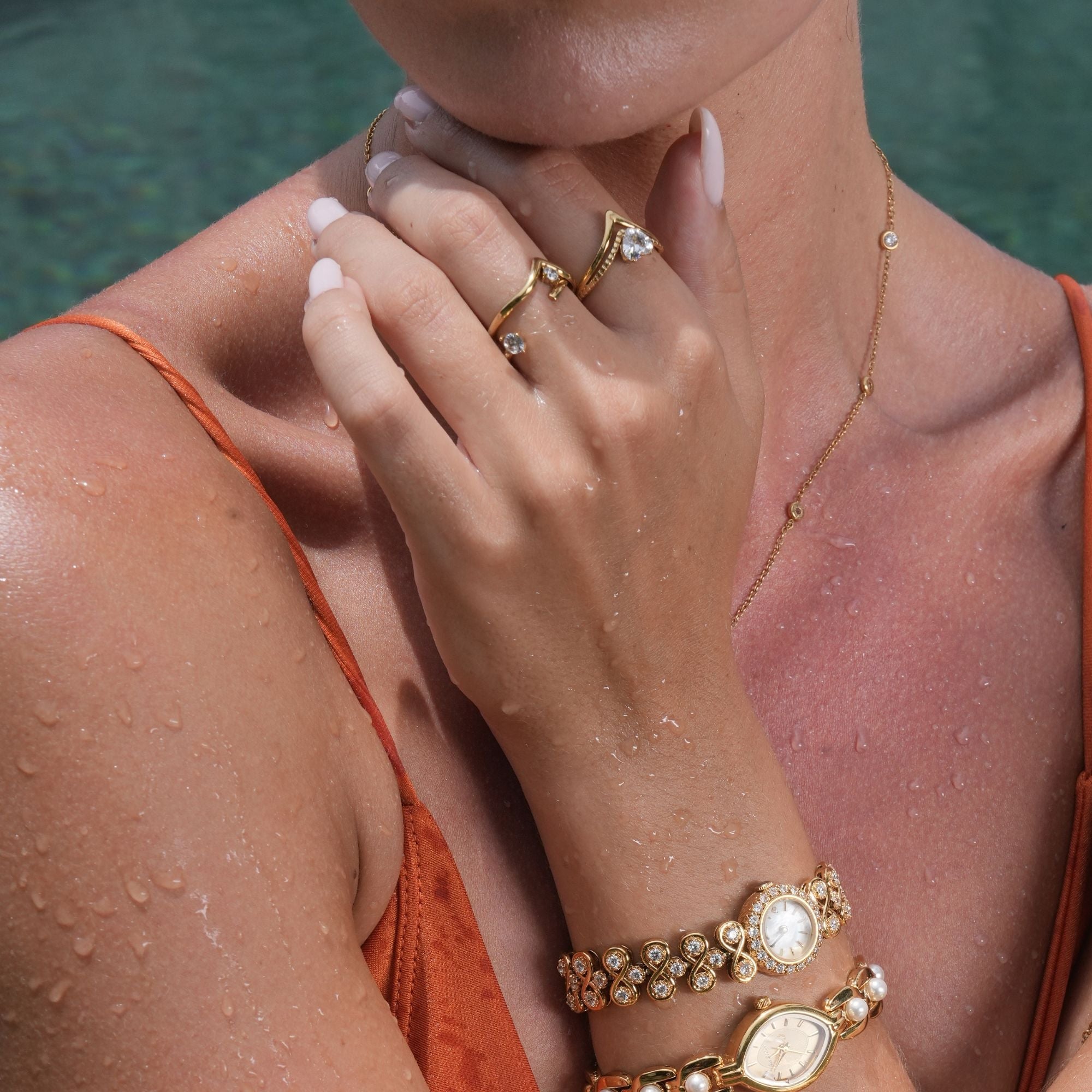 Zelina Stack Rings | 18K Gold-Plated