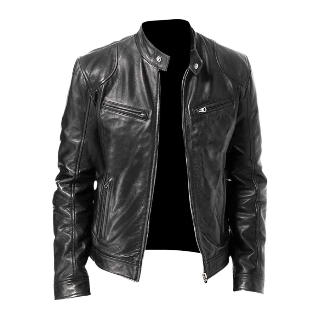 Men's Leather Jacket Winter