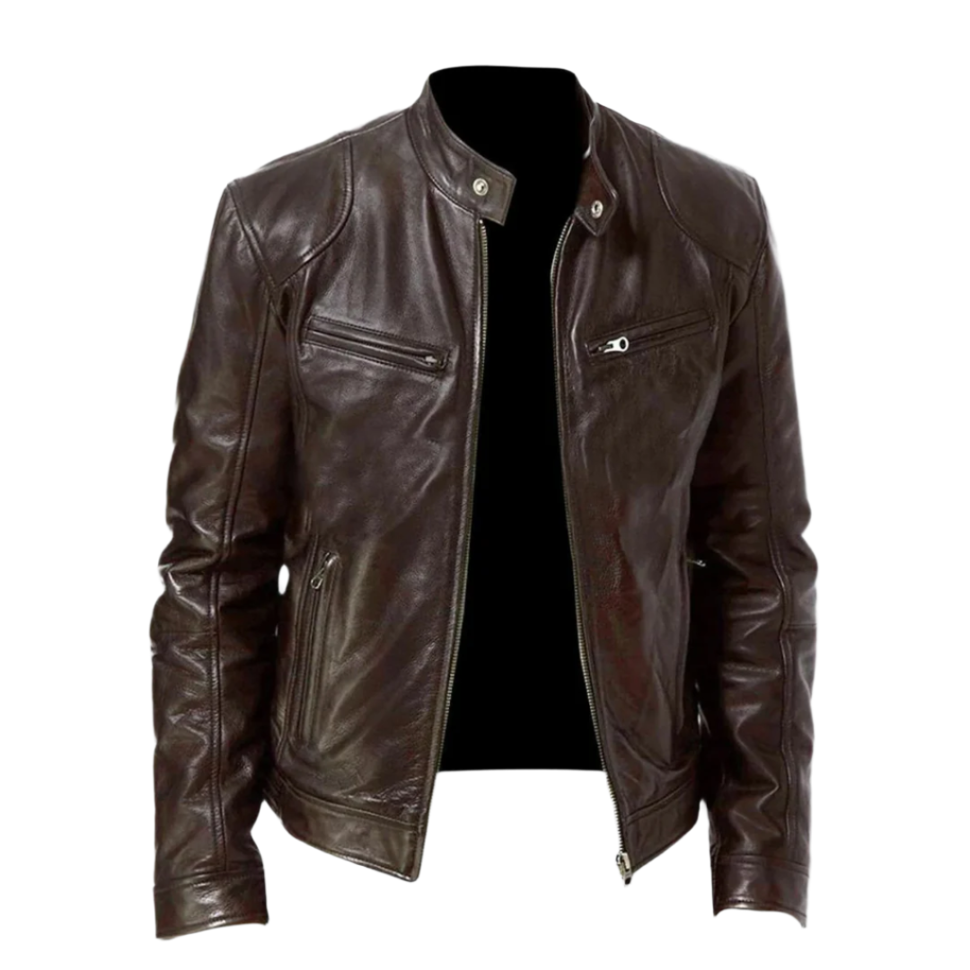 Men's Leather Jacket Winter