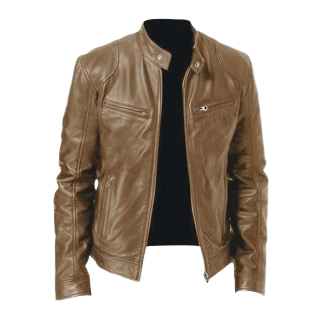 Men's Leather Jacket Winter