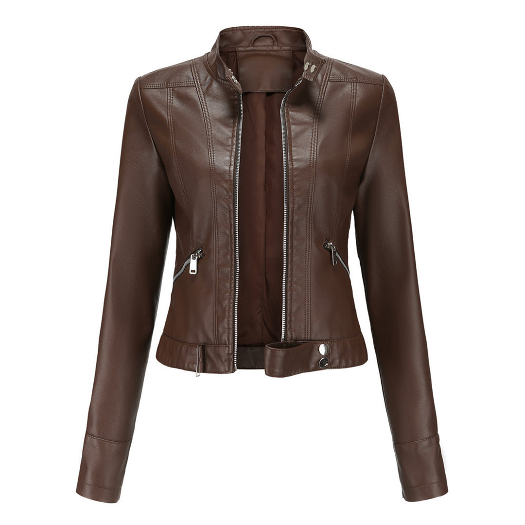 Women's Premium Elegant Leather Jacket Marlene