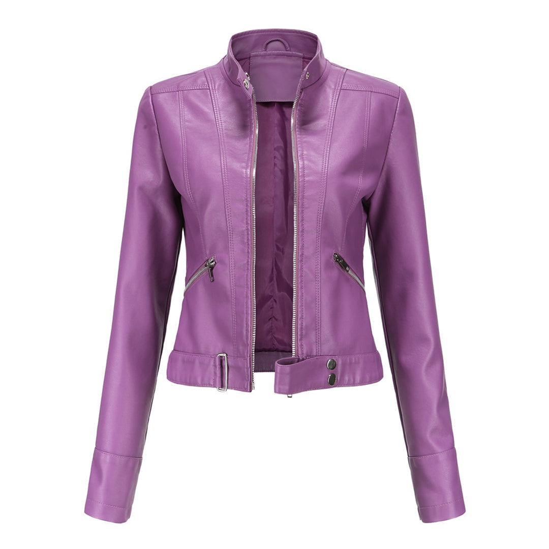Women's Premium Elegant Leather Jacket Marlene