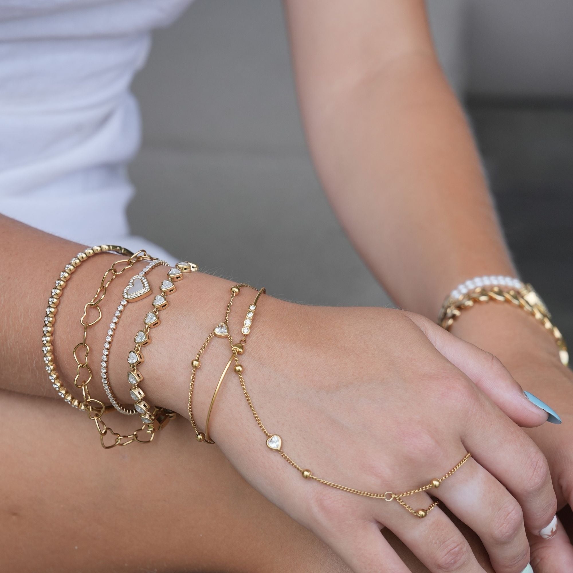 Auric Heart Bracelet | 18K Gold-Plated