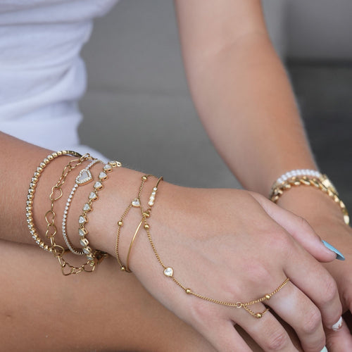 Amara Bloom Bracelet | 18K Gold-Plated