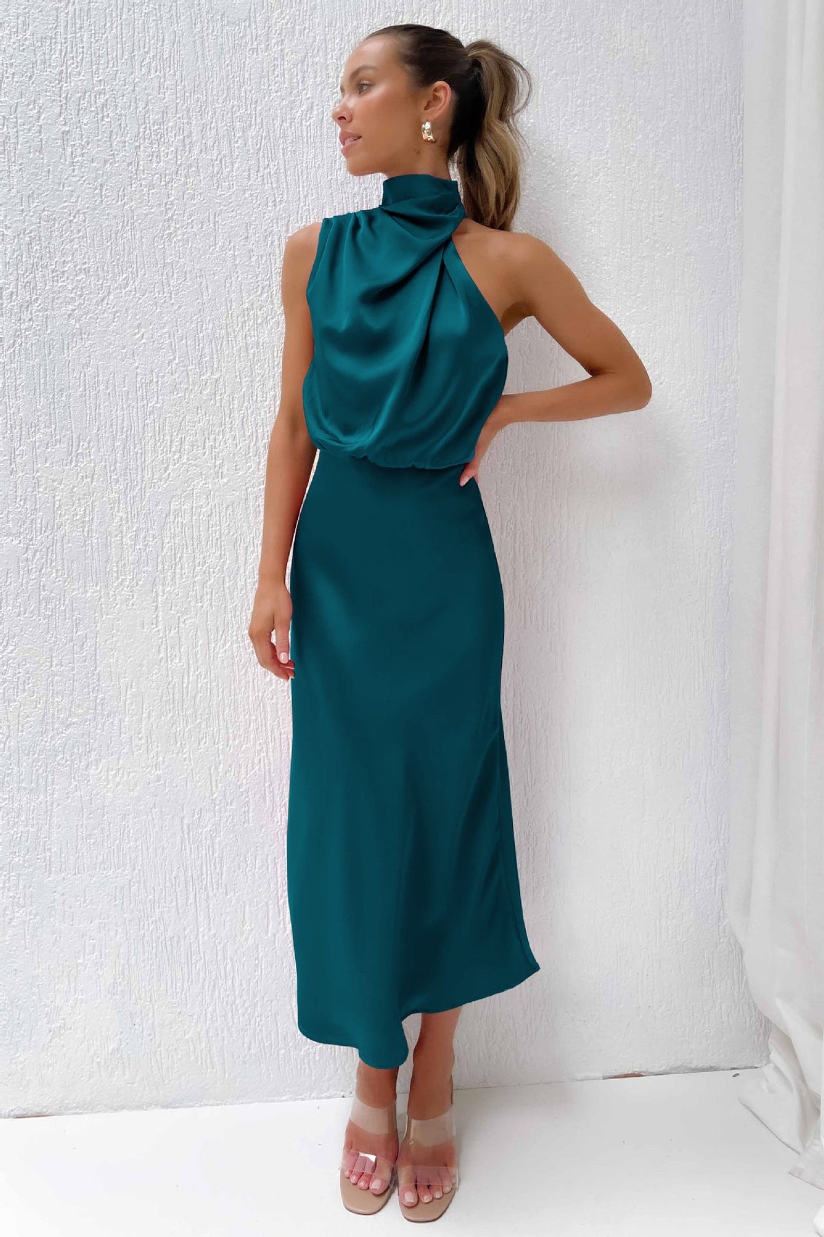 Abito da sera elegante all’americana da donna