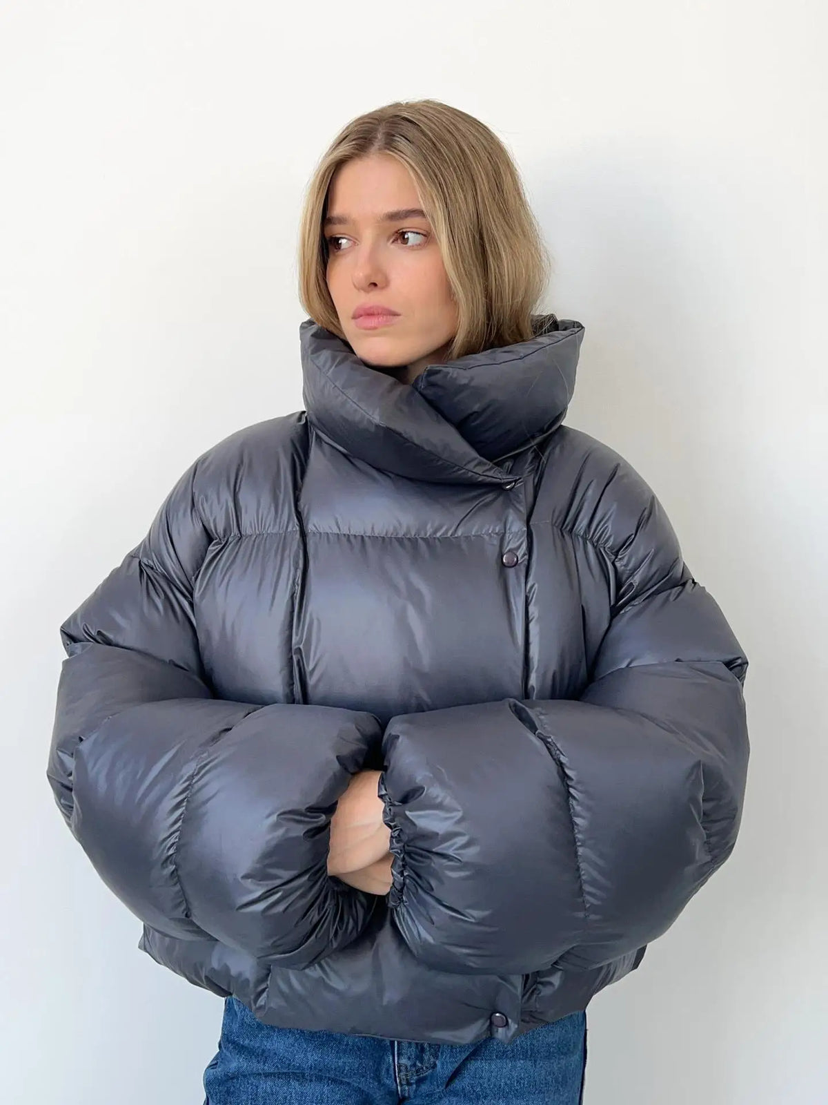 Women's Winter Puffer Jacket, Oversized