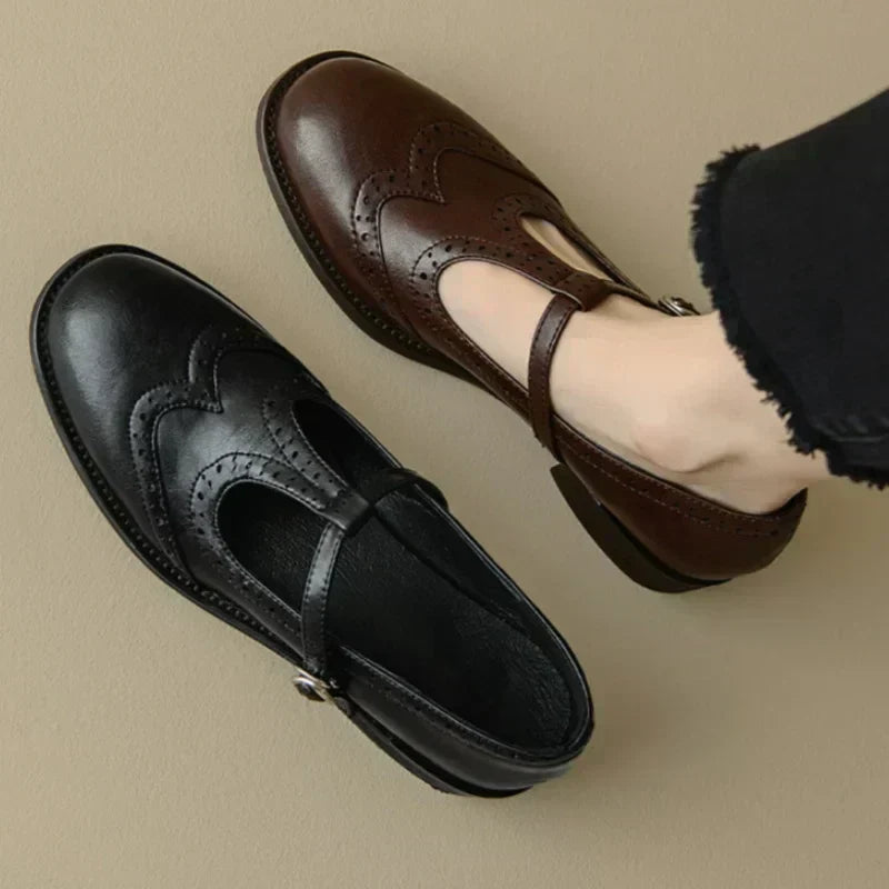 Sarah | Elegant T-Strap Mary Janes