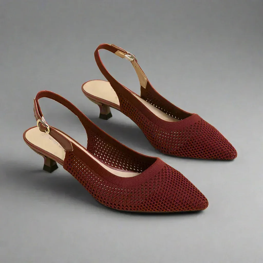 AVELINA MESH HEELS