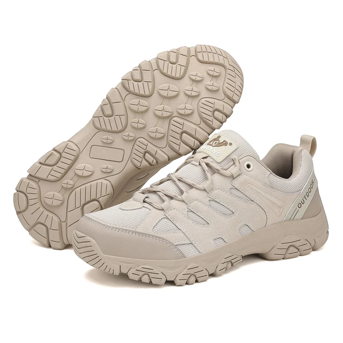 Men's Winter Hiking Shoes, Low Cut and Lace-Up