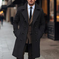 Men's Winter Trench Coat, Double-Breasted