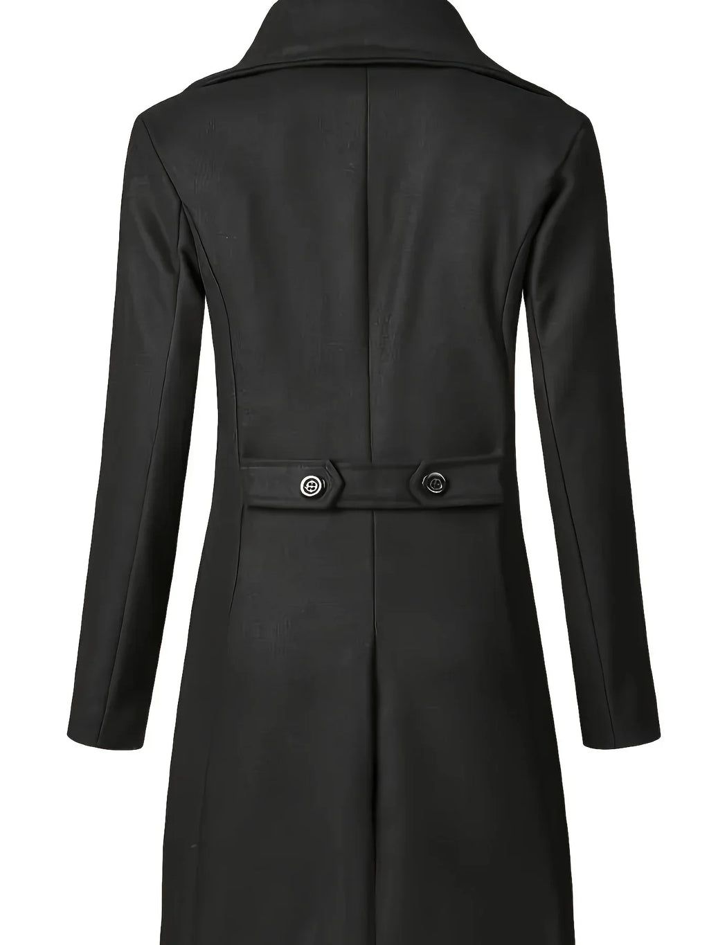 Men's Winter Trench Coat, Double-Breasted