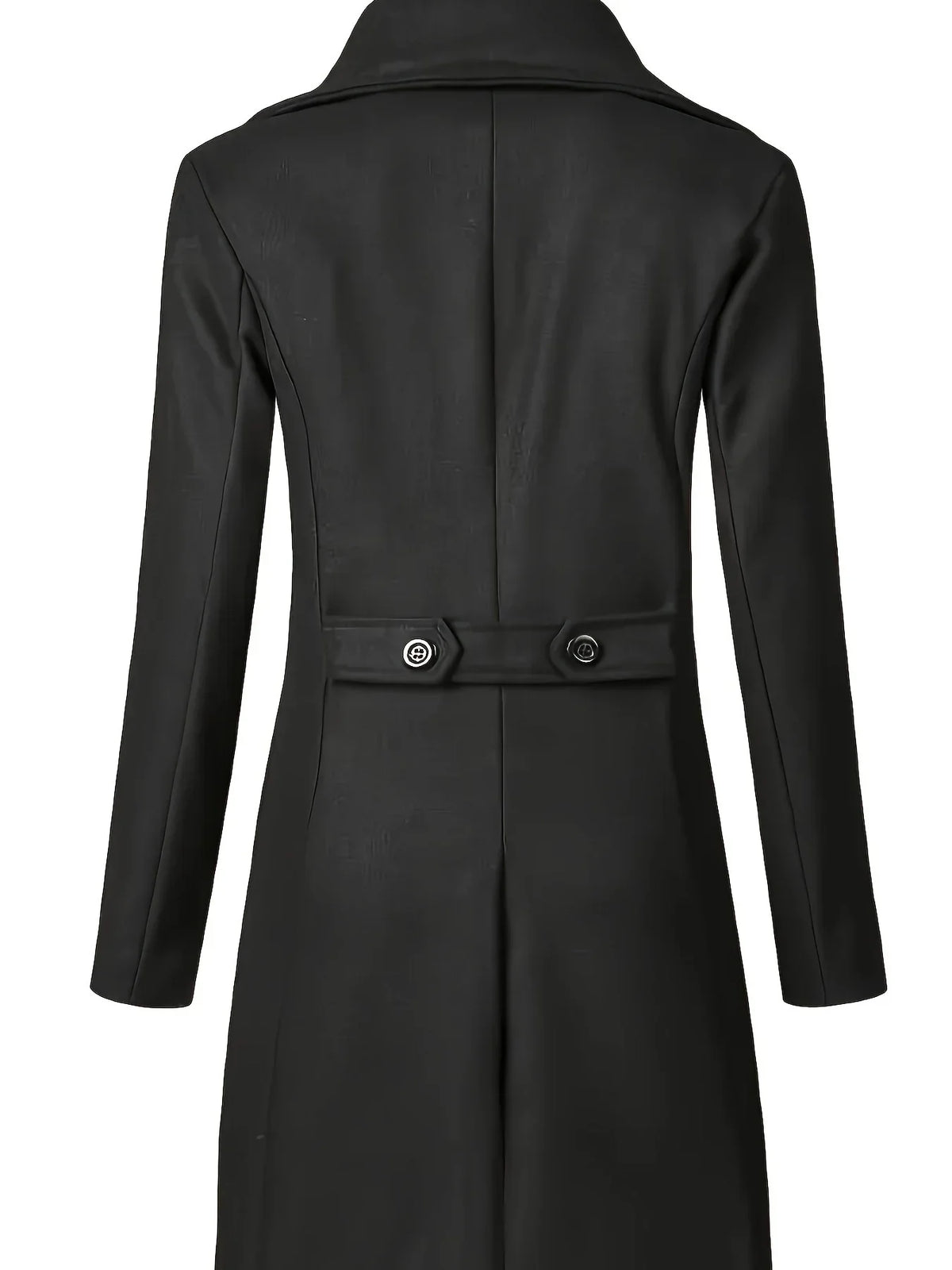 Men's Winter Trench Coat, Double-Breasted
