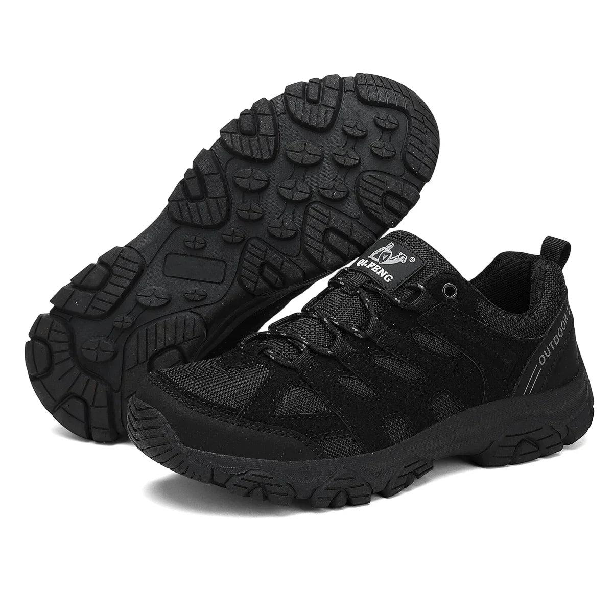Men's Winter Hiking Shoes, Low Cut and Lace-Up