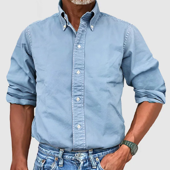 Wrinkle-Free Long-Sleeve Shirt For Men