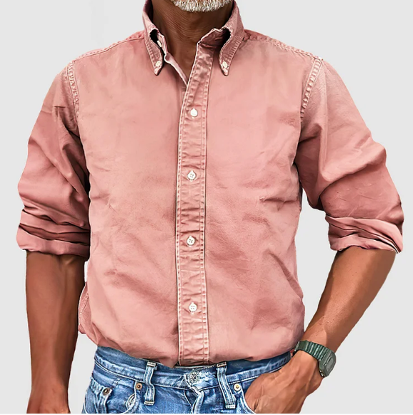 Wrinkle-Free Long-Sleeve Shirt For Men