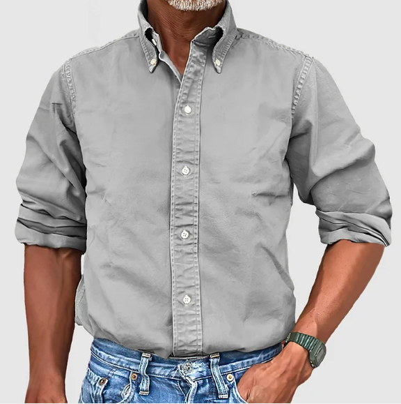 Wrinkle-Free Long-Sleeve Shirt For Men
