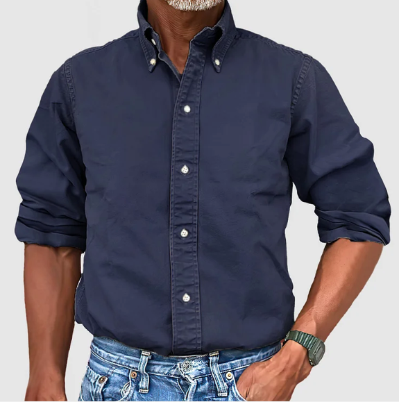 Wrinkle-Free Long-Sleeve Shirt For Men