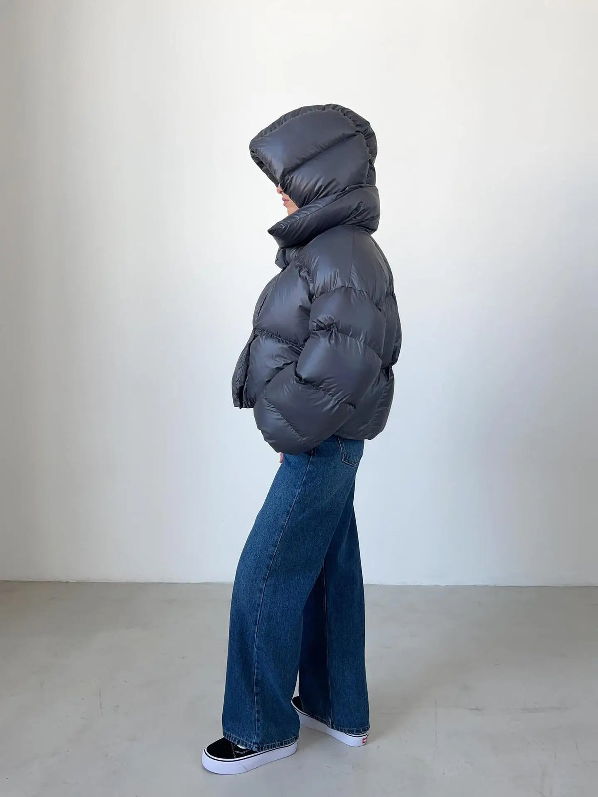 Women's Winter Puffer Jacket, Oversized