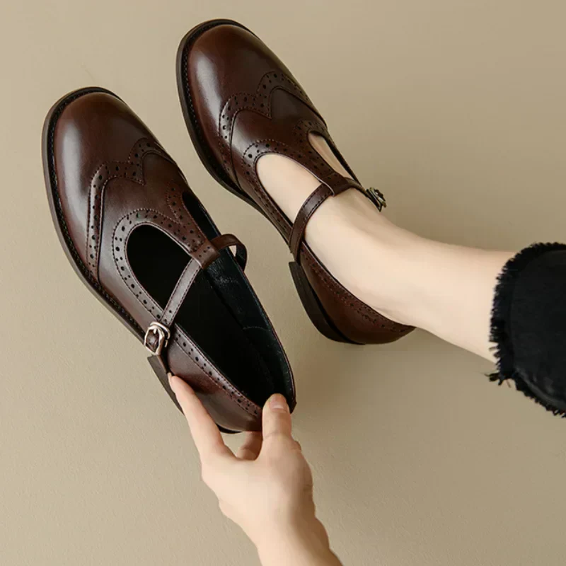 Sarah | Elegant T-Strap Mary Janes