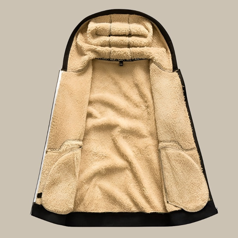 Men's Premium Sherpa Lined Fleece Sweatshirt
