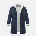 Women's Winter Coat, Hooded and Button Front