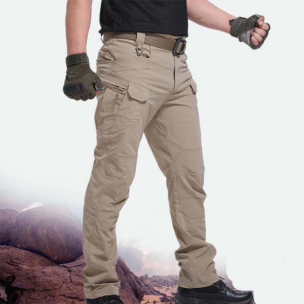 Men's Winter Tactical Cargo Trousers, Stretch Fabric