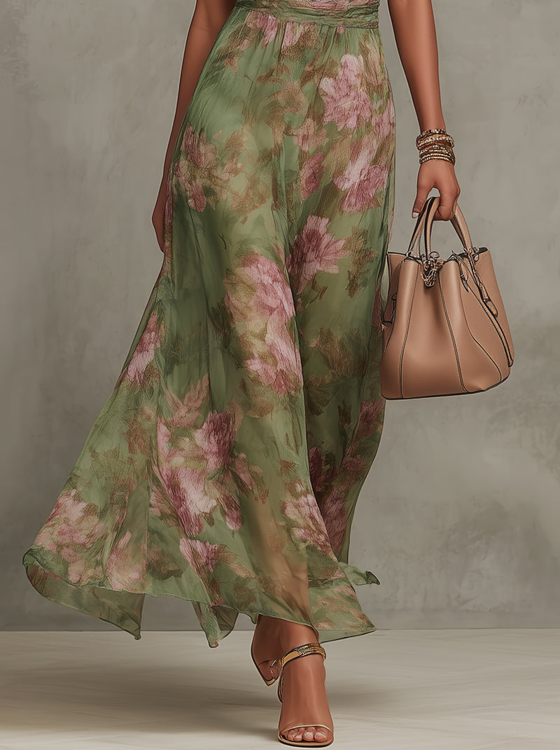 Women's Elegant Floral Dress