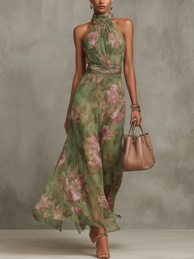 Women's Elegant Floral Dress