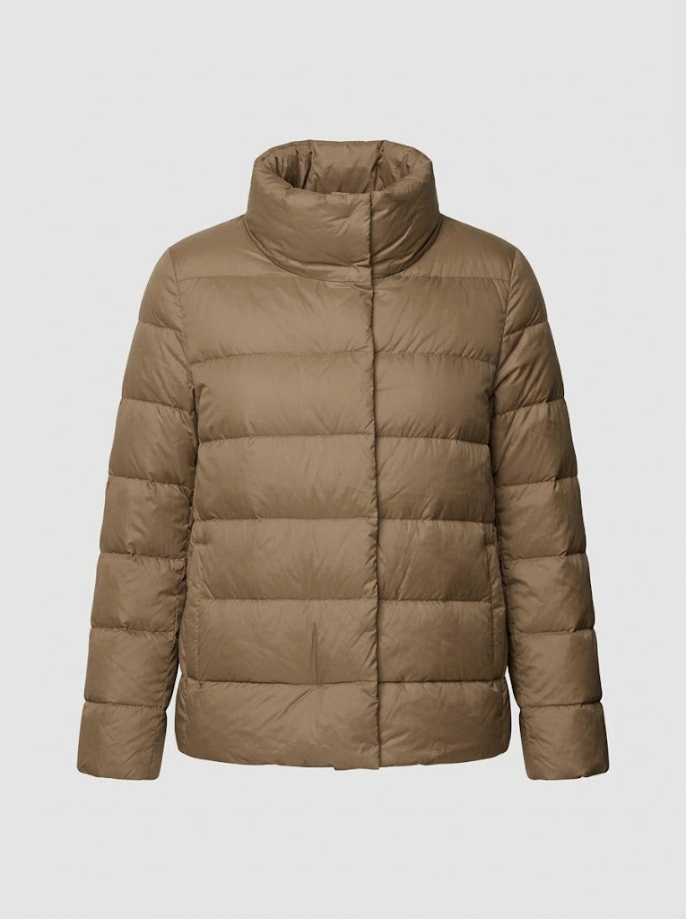Women's Winter Down Puffer Jacket, Lightweight Stand Collar