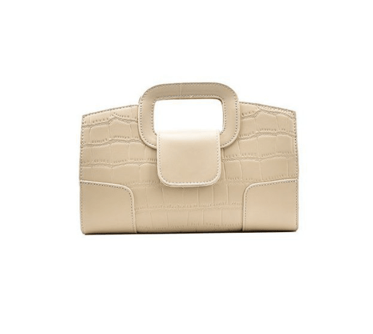 Colette Croc Mini Bag Cream