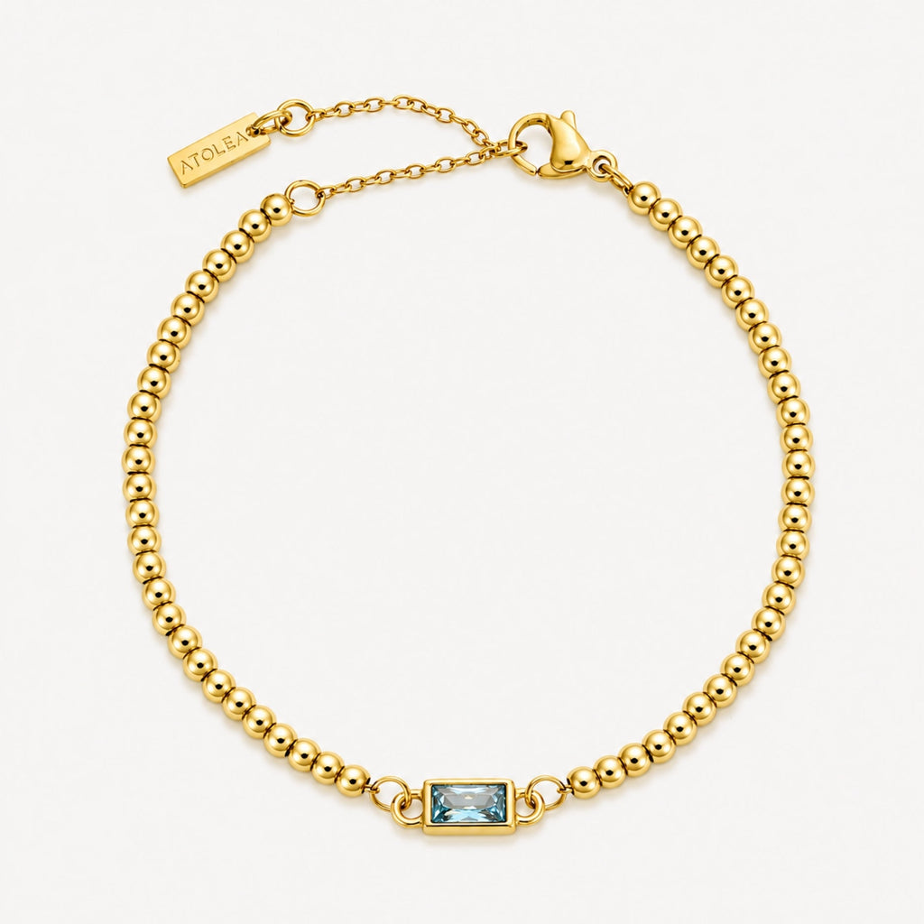Beaded Birthstone Bracelet