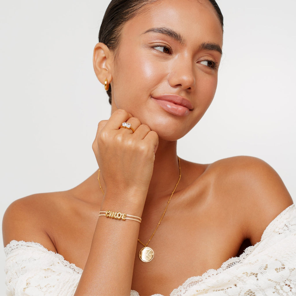 Bubble Name Bracelet