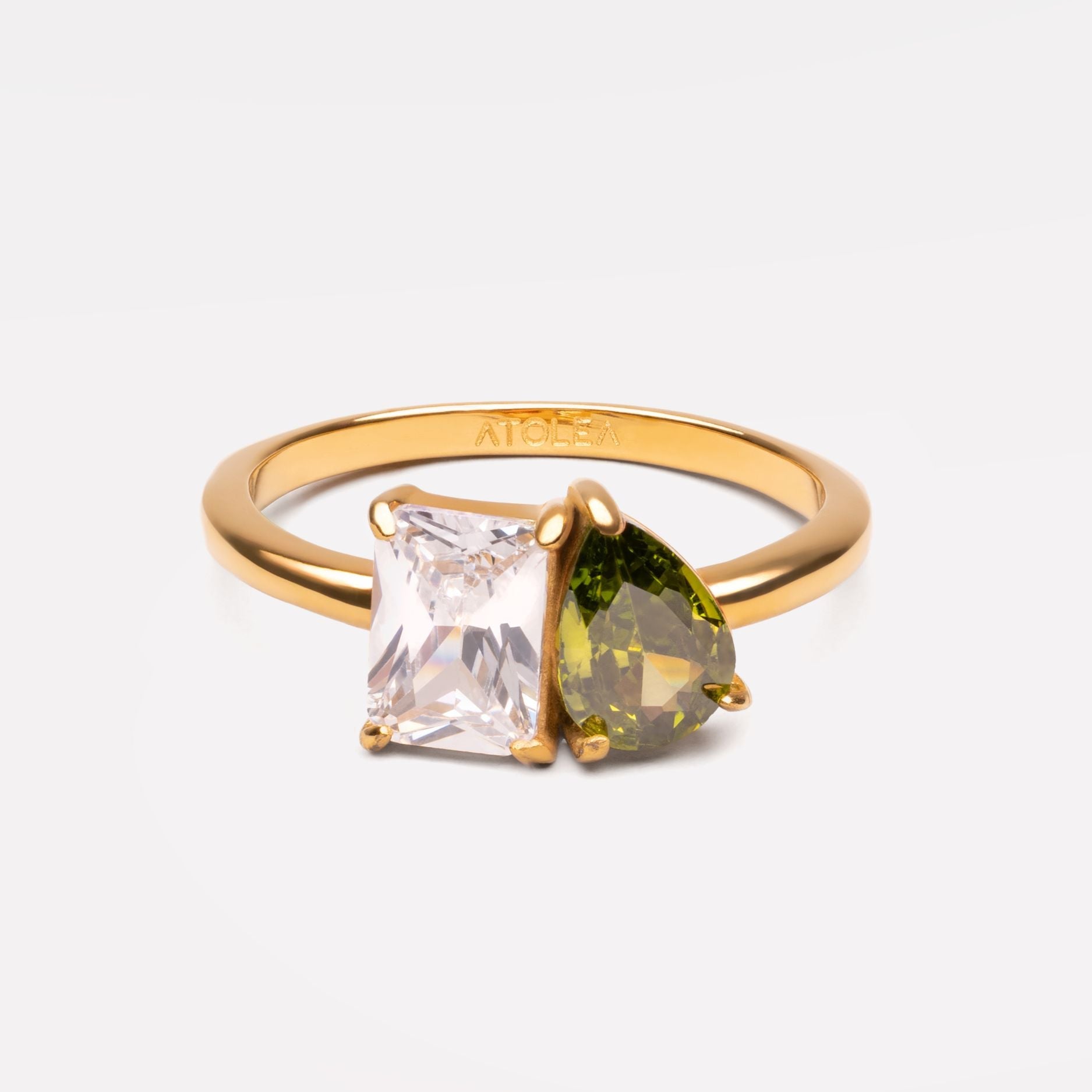 Toi et Moi Birthstone Ring