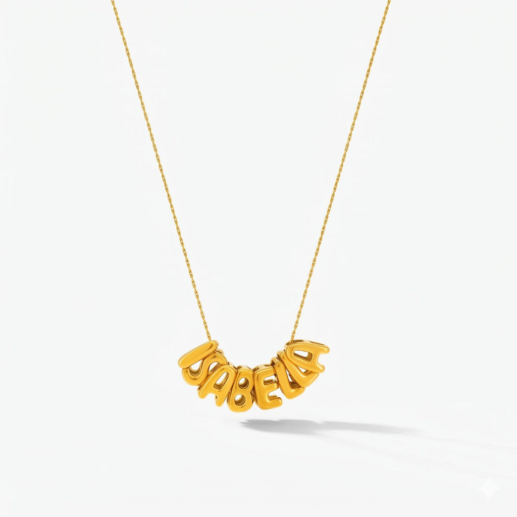 Bubble Name Necklace